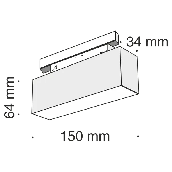 Светильник трековый 7Вт 3000K Черный IP20 BASIS TR012-2-7W3K-B Technical Maytoni — фото 2