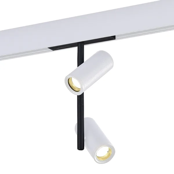 Магнитный трековый светильник Белый LED 1*16Вт 4000К 1 200Lm Ra>90 36° IP20 D45xH240 48В ST808.546.16 ST LUCE