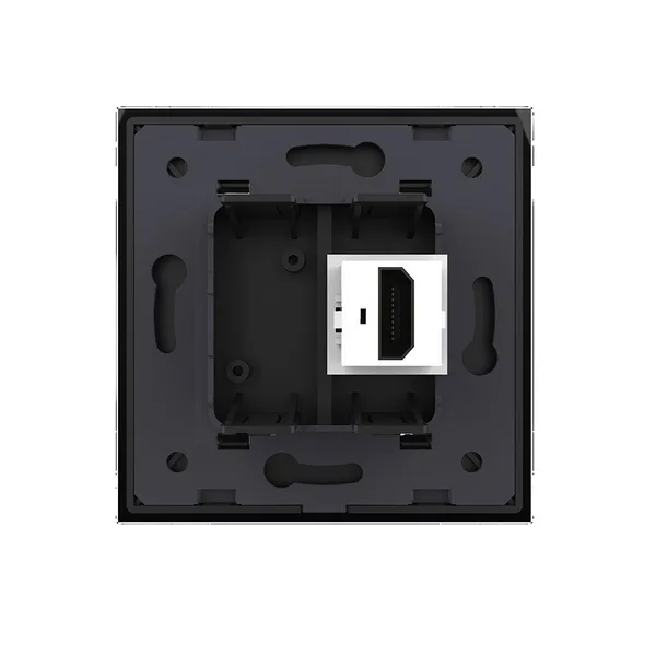 Розетка HDMI Черная Livolo — фото 4