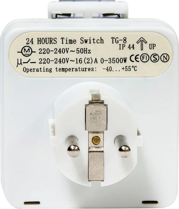 Розетка с таймером Feron TM31 суточная мощность 3500W/16A IP44 — фото 8