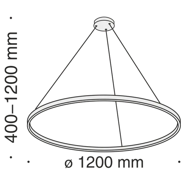 Подвесной светильник 81Вт 4000K Белый IP20 Rim MOD058PL-L65W4K Technical Maytoni — фото 5