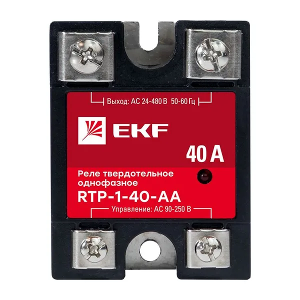 Реле твердотельное однофазное RTP-40-AA PROxima EKF — фото 2
