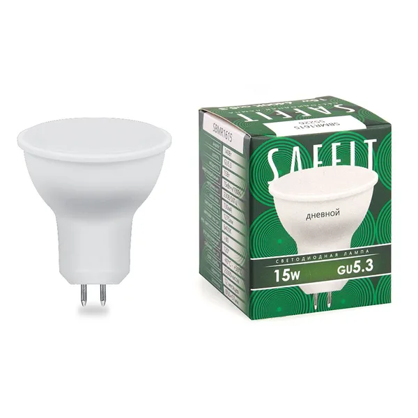 Лампа светодиодная SAFFIT SBMR1615 MR16 GU5.3 15W 6400K Feron