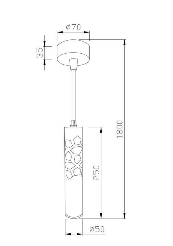 Подвесной светильник 11Вт 4000K Белый IP20 Torre P037PL-L11W4K Technical Maytoni — фото 4