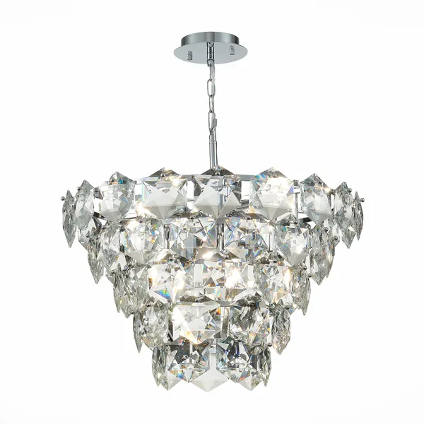 Люстра подвесная Хром/Прозрачный E14 9*40Вт SL1631.103.09 ST LUCE