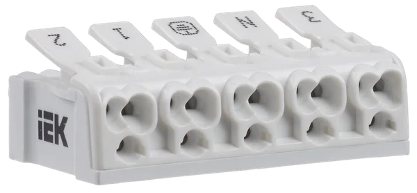 Клемма пружинная соединительная КСП5-3L+N+PE IEK