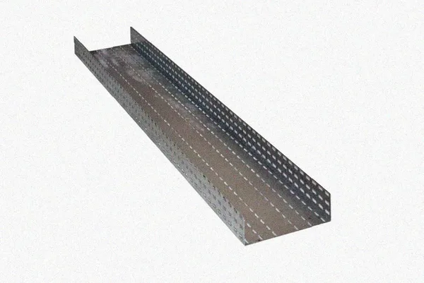 Лоток перфорированный ЛМ 300х150х3000 УХЛ1, оцинкованный лист, S1,2 Курганский ЗЭМИ