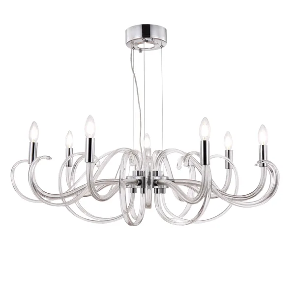 Люстра 7*E14 40Вт Прозрачный IP20 Atlanta MOD051PL-07TR Maytoni