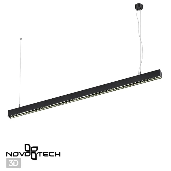 Св-к накл./подвесной св/д IP20 LED 4000K 40W 220V ITER черный C NOVOTECH — фото 3