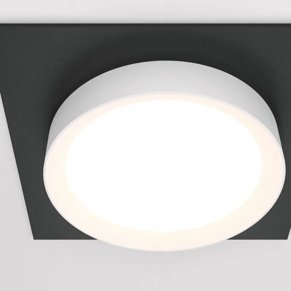 Встраиваемый светильник 1*GX53 15Вт Черно-белый IP20 Downlight DL086-GX53-SQ-BW Technical Maytoni — фото 4