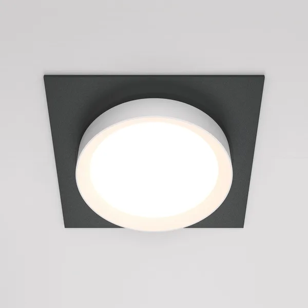 Встраиваемый светильник 1*GX53 15Вт Черно-белый IP20 Downlight DL086-GX53-SQ-BW Technical Maytoni — фото 2