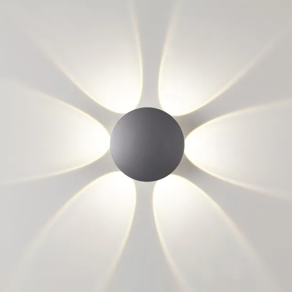 Ландшафтный настенный св-к IP54 LED 4000K 6W 85-265V CALLE темно-серый B NOVOTECH — фото 5
