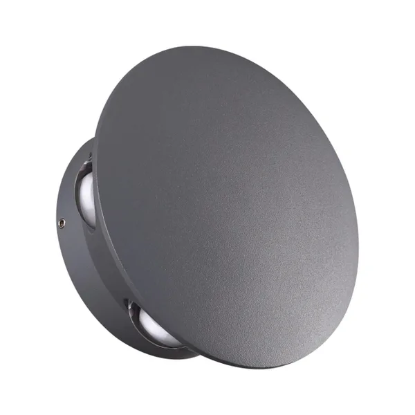 Ландшафтный настенный св-к IP54 LED 4000K 6W 85-265V CALLE темно-серый B NOVOTECH