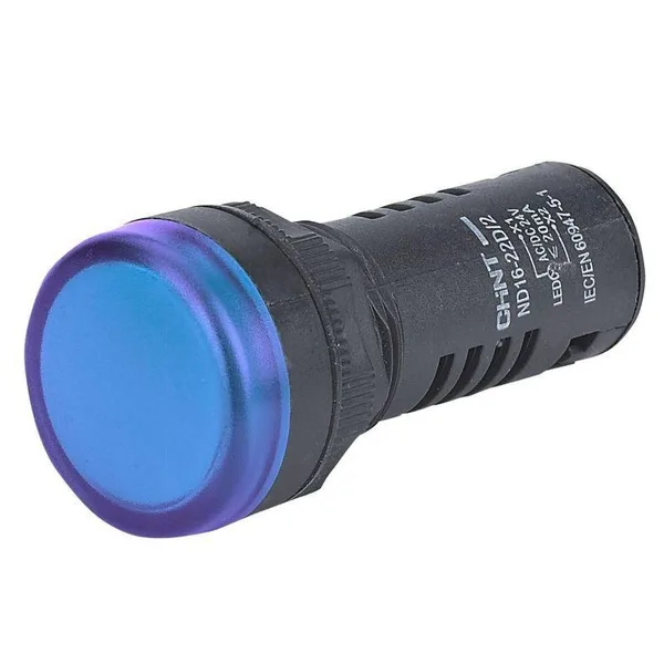 Индикатор ND16-22D/2 синий AC/DC220В (R) CHINT