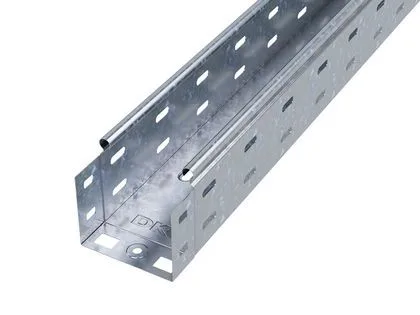 Лоток перфорированный 80х80 L 2000, горячеоцинкованный DKC