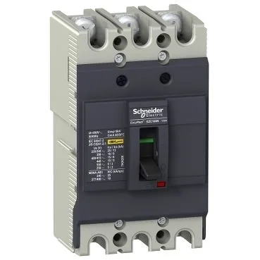 Выключатель автоматический ВА 3П 100А С 15кА EZC100N Schneider Electric Systeme Electric (Schneider Electric)