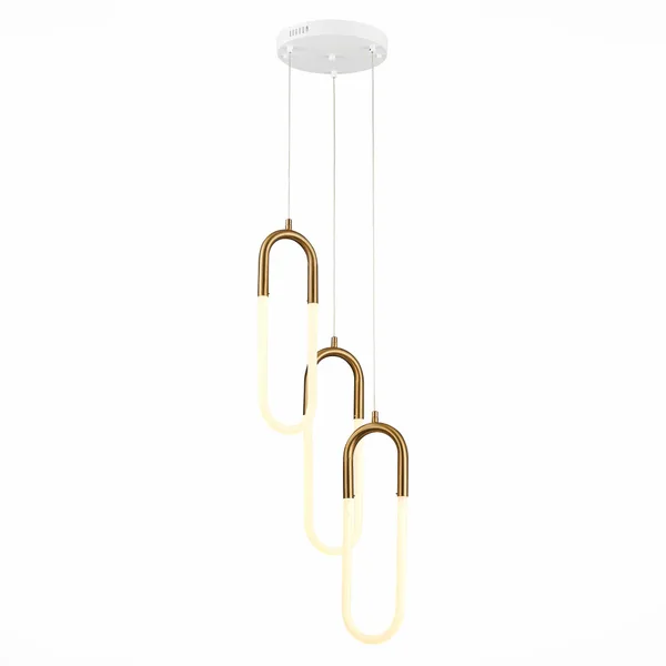 Светильник подвесной Латунь/Латунь, Белый LED 3*14Вт 3000К SL1579.303.03 ST LUCE