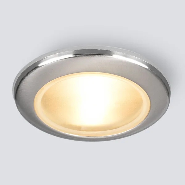 Влагозащищенный точечный светильник 1*G5.3 хром IP44 (a031495) Elektrostandard