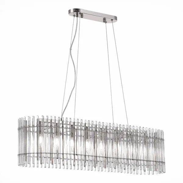 Люстра подвесная Никель/Прозрачный E14 8*40Вт SL1656.113.08 ST LUCE