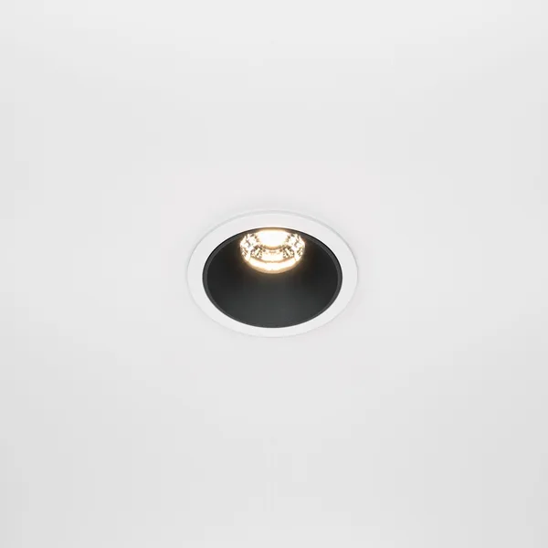 Встраиваемый светильник LED 10Вт Бело-черный IP20 Downlight DL043-01-10W3K-RD-WB Technical Maytoni — фото 3