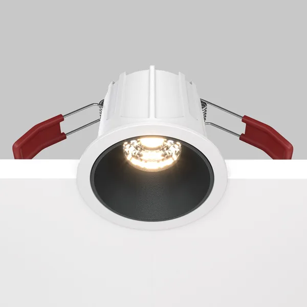 Встраиваемый светильник LED 10Вт Бело-черный IP20 Downlight DL043-01-10W3K-RD-WB Technical Maytoni — фото 4