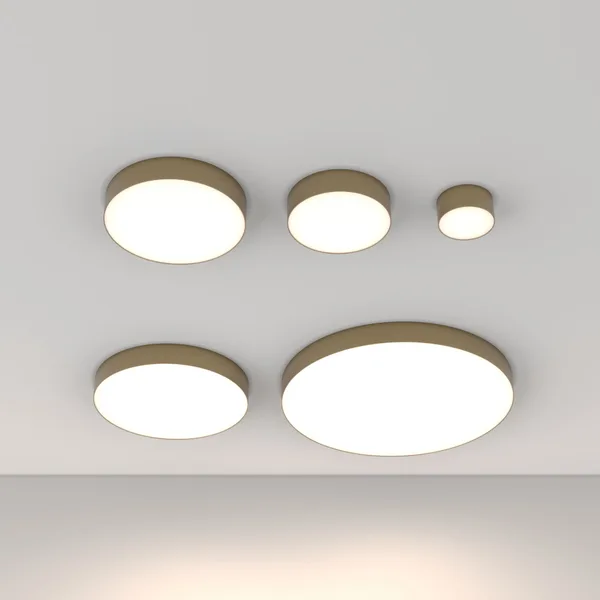 Потолочный светильник LED 36Вт Матовое Золото IP20 Ceiling & Wall C032CL-36W4K-RD-MG Technical Maytoni — фото 3