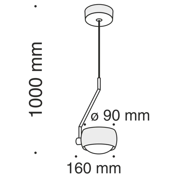 Подвесной светильник 8Вт 3000K Белый IP20 Lens MOD072PL-L8W3K Technical Maytoni — фото 3