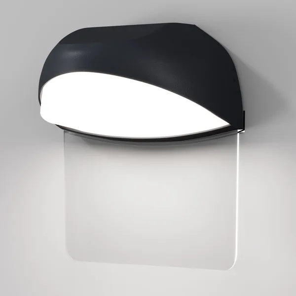 Настенный светильник (бра) 7Вт 3000К Графит IP65 Gloss O447WL-L7GF3K Outdoor Maytoni — фото 3
