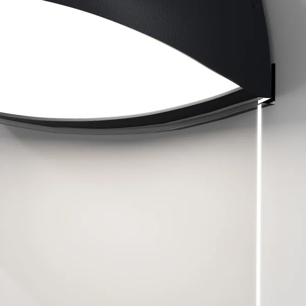 Настенный светильник (бра) 7Вт 3000К Графит IP65 Gloss O447WL-L7GF3K Outdoor Maytoni — фото 2