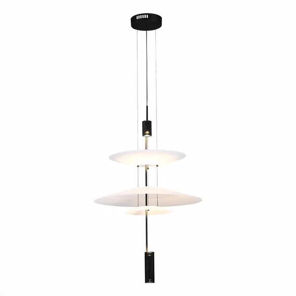 Люстра подвесная Черный/Белый LED 1*15Вт 3000К SL6101.413.01 ST LUCE
