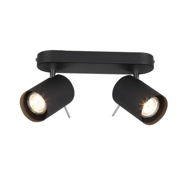 Спот Черный, Хром/Черный GU10 LED 2*3Вт SL597.401.02 ST LUCE