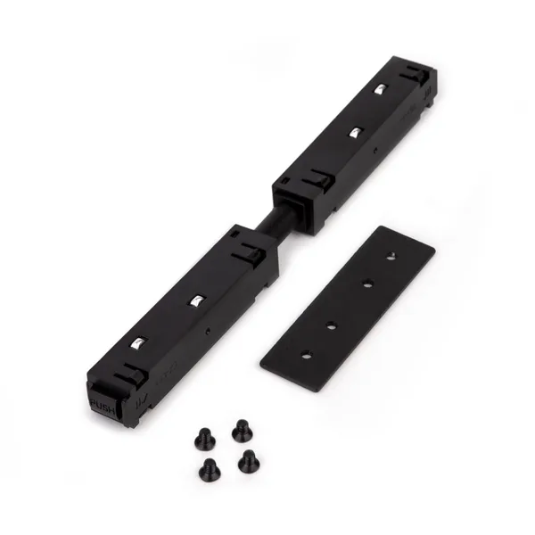 Прямой коннектор и планка 1 шт черный IP20 Slim Magnetic (a057211) Elektrostandard