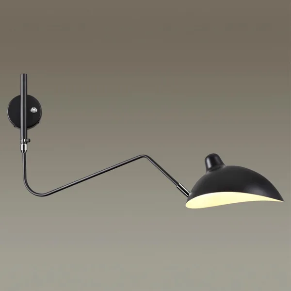 Настенный св-к E27 1*40W KERBI черный/хром ODEON LIGHT — фото 3