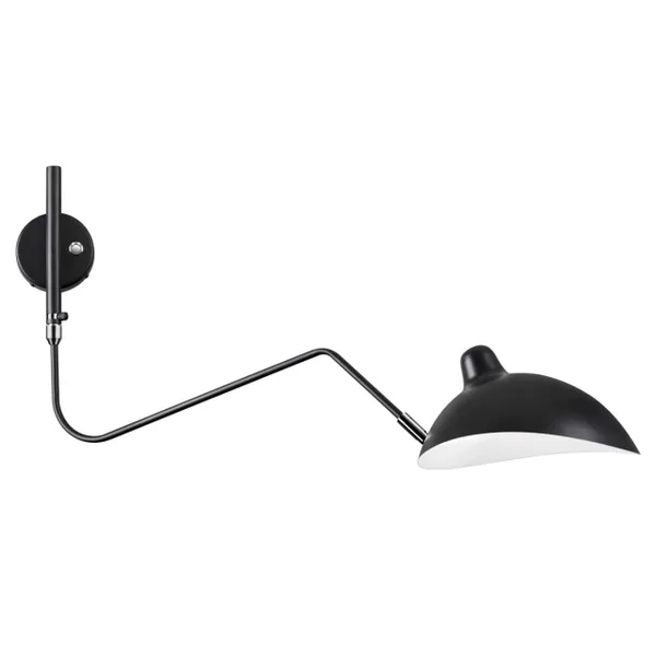 Настенный св-к E27 1*40W KERBI черный/хром ODEON LIGHT