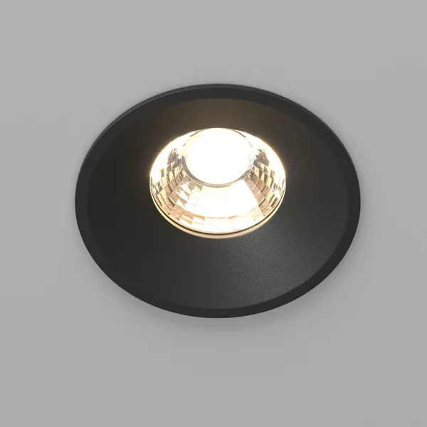 Встраиваемый светильник LED 12Вт Черный IP20 Downlight DL058-12W3K-B Technical Maytoni — фото 4