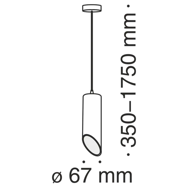 Подвесной светильник 1*GU10 50Вт Белый IP20 Lipari P026PL-01W Technical Maytoni — фото 3