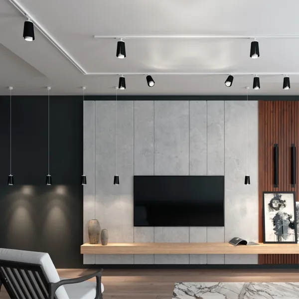 Св-к накл.,провод 2м IP20 GU10 9W 220V TULIP черный NOVOTECH — фото 2