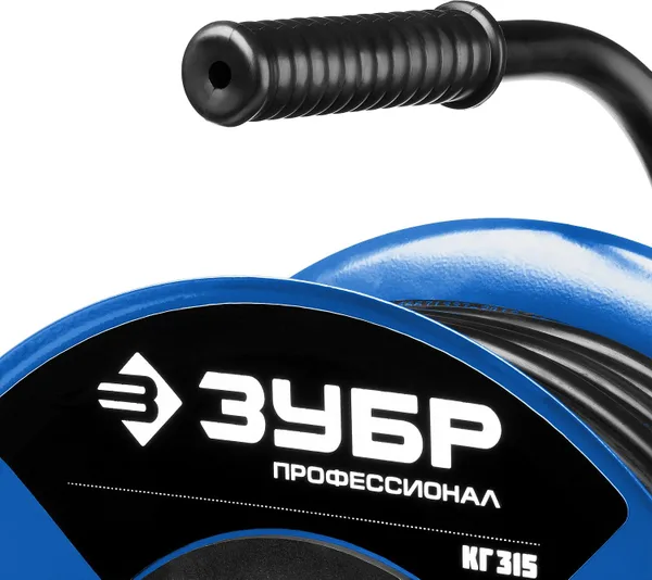Силовой удлинитель на стальной катушке КГ 3х1.5 30м 3700Вт IP44, КГ 315 ЗУБР — фото 3