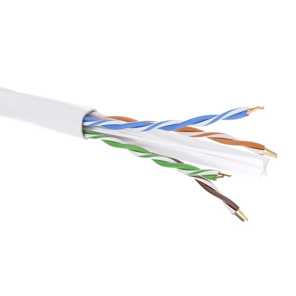 Кабель CAT 6, U/UTP, Hг(A)-LSLTx, бухта 305м, белый DKC