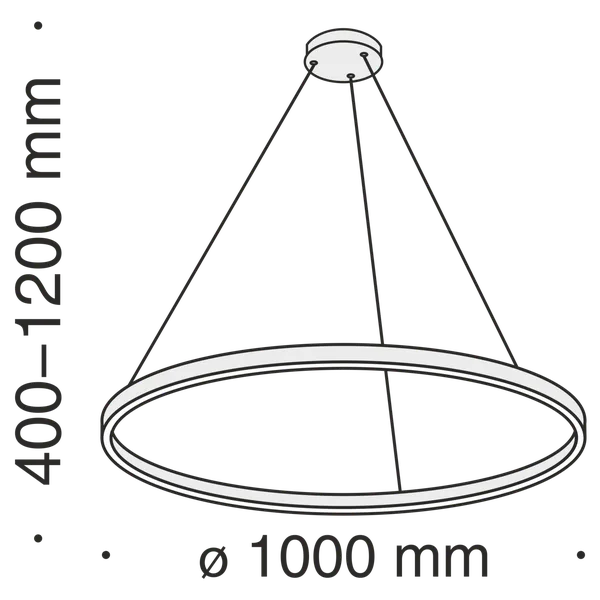 Подвесной светильник 61Вт 4000K Латунь IP20 Rim MOD058PL-L54BS4K Technical Maytoni — фото 6
