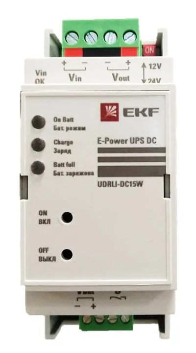 ИБП постоянного тока E-Power UPS DC -15W 12/24V 3600 мАч EKF — фото 2