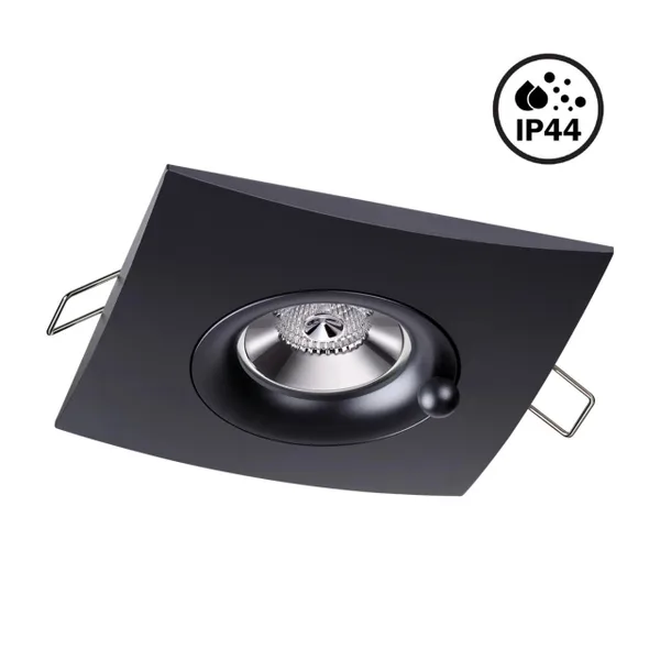 Св-к встр.влагозащ.IP44 GU10 50W 220V WATER черный B NOVOTECH