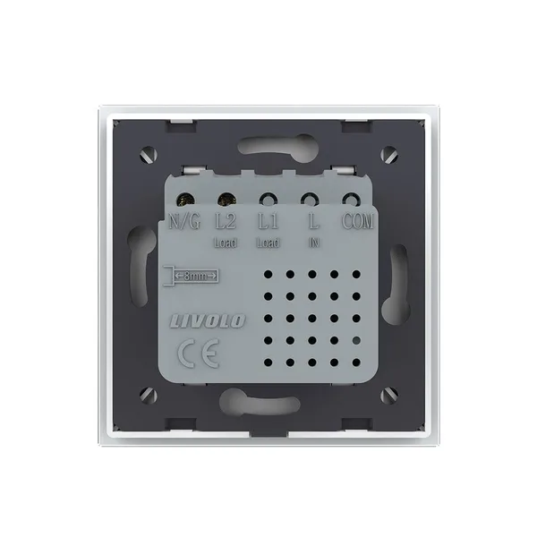 Розетка USB type C+A с блоком питания 36W Livolo 1 пост Белая VL-C7VUA18W.UC18W-2WP — фото 4