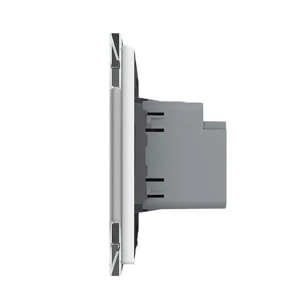 Розетка USB type C+A с блоком питания 36W Livolo 1 пост Белая VL-C7VUA18W.UC18W-2WP — фото 3
