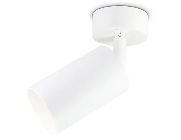 Накладной спот с выключателем TA126 WH белый GU10 max 12W D70*164*D55 Ambrella Light