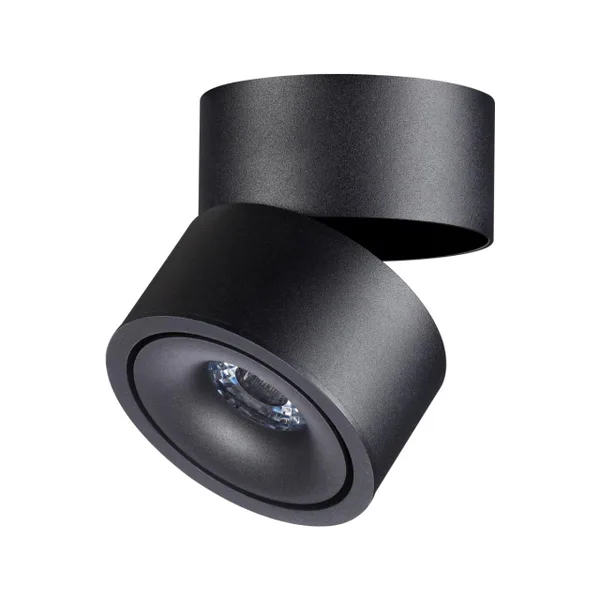 Св-к накл.св/д IP20 LED 15W 4000K 1300Лм 100-265V GRODA черный NOVOTECH