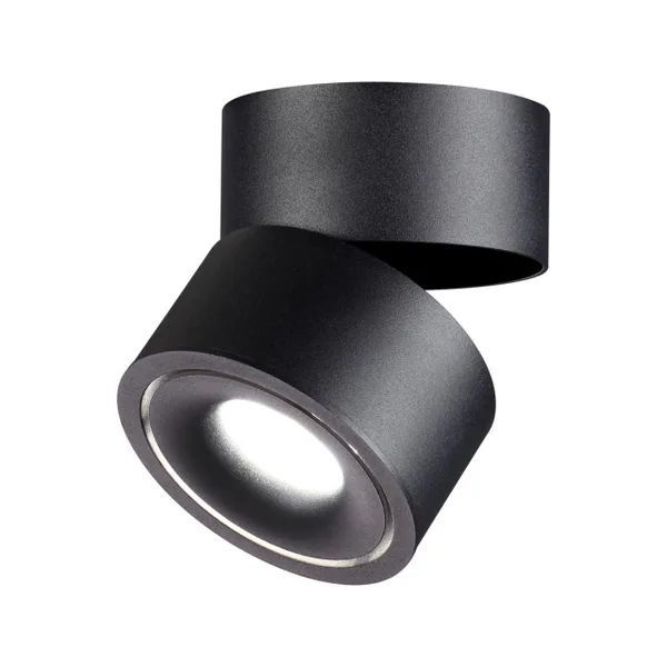 Св-к накл.св/д IP20 LED 15W 4000K 1300Лм 100-265V GRODA черный NOVOTECH — фото 3