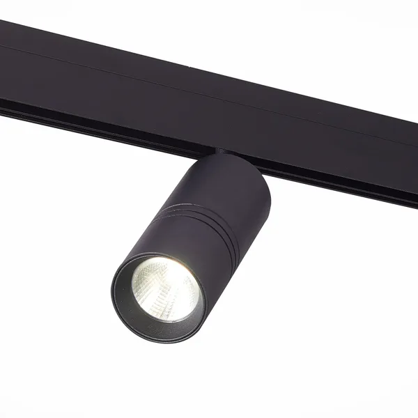 Магнитный трековый светильник Черный LED 1*18Вт 3000К 1 530Lm Ra>90 36° IP20 L-xW60xH148 48В ST365.436.18 ST LUCE