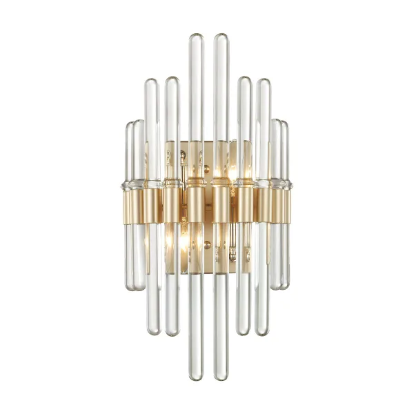 Бра E14 2*40W STIKA золотой/стекло ODEON LIGHT