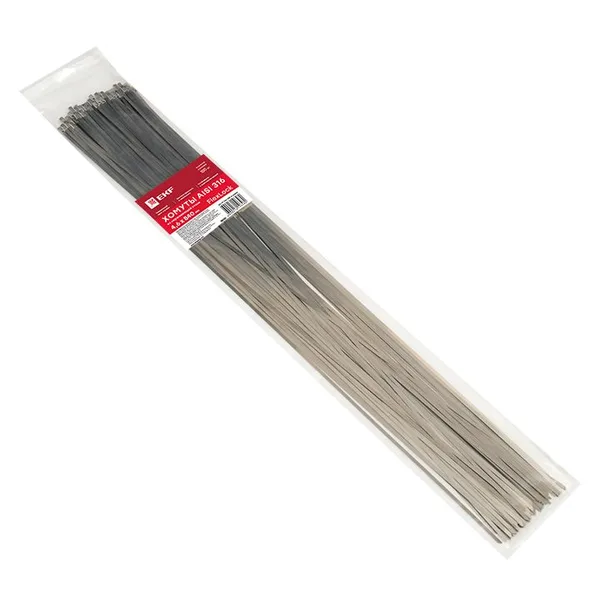 Хомут AISI 316 из нержавеющей стали, 4,6x840 (100 шт) FlexLock PROxima EKF
